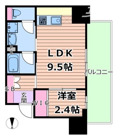 ルフォンプログレ堺筋本町タワーレジデンスの物件間取画像